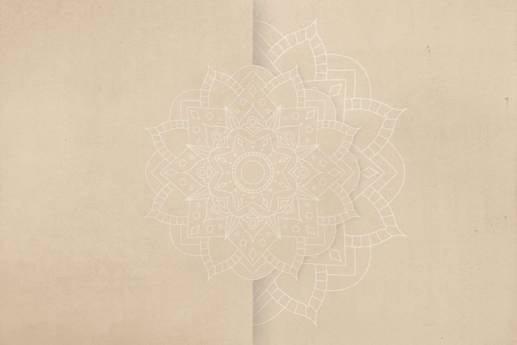 Beige Mandala Atmosphäre