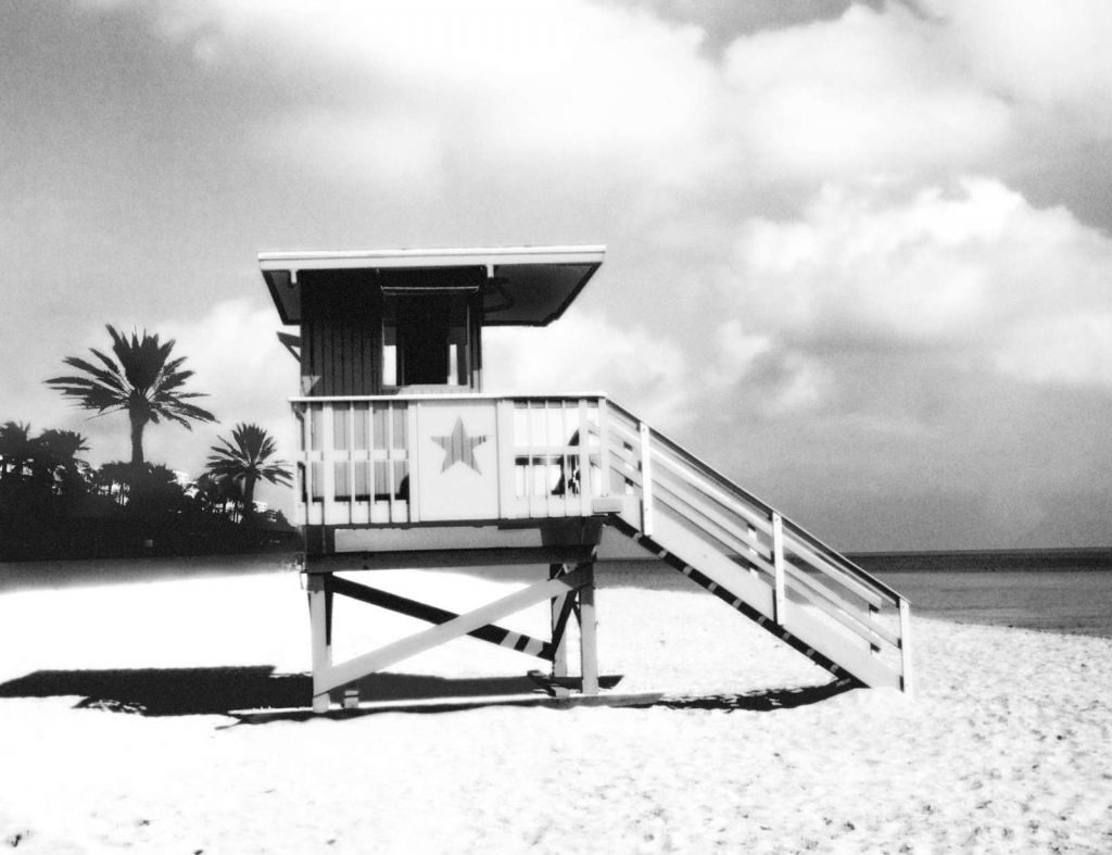 Beach Watch Black & White