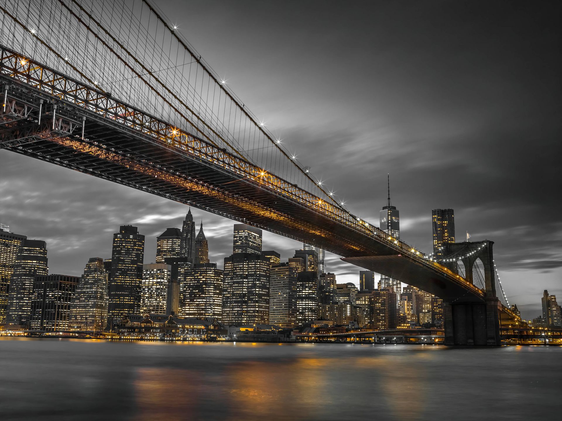 Fototapete Brooklyn-Brücke, York - New